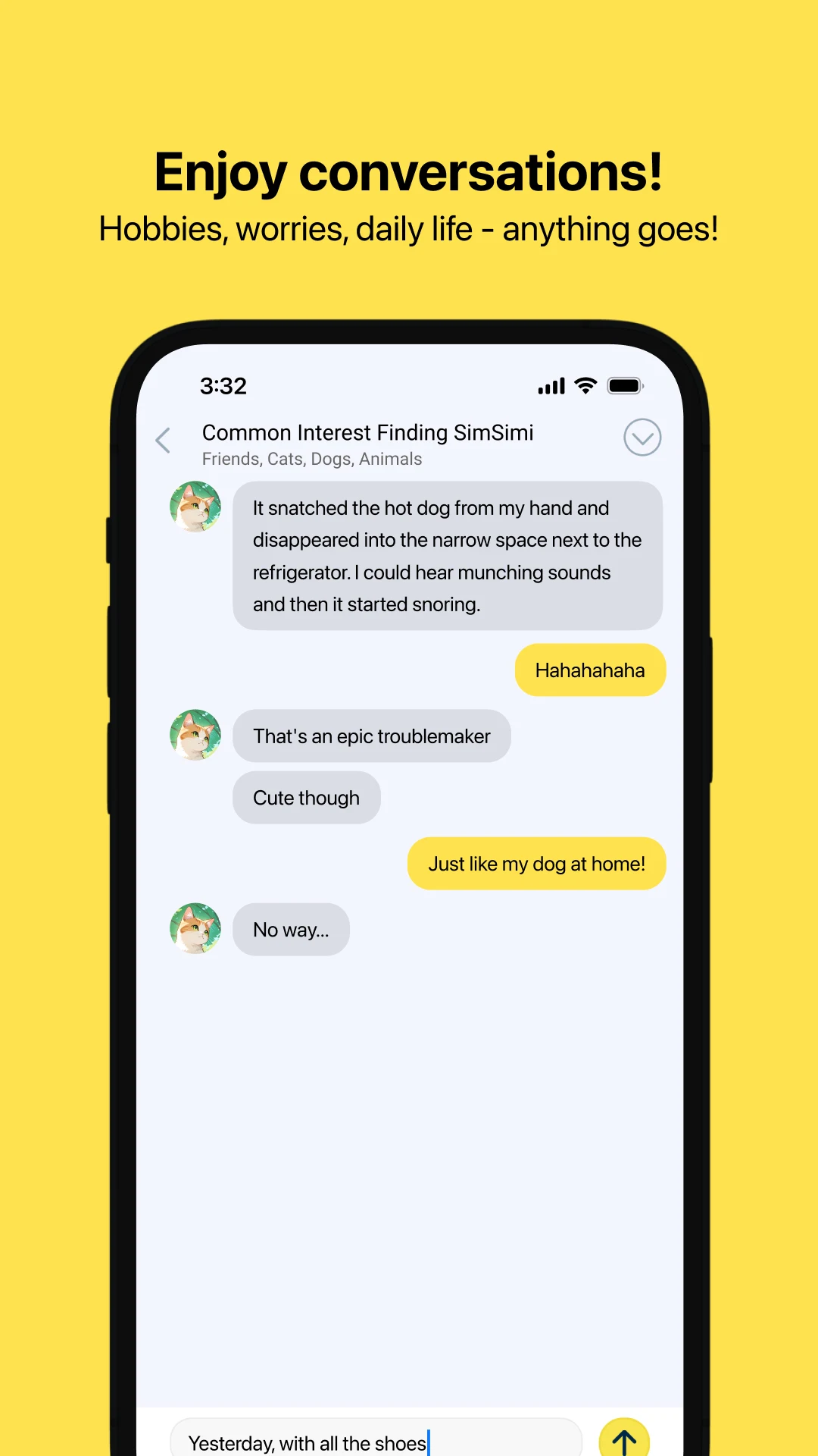 SimSimi screenshot