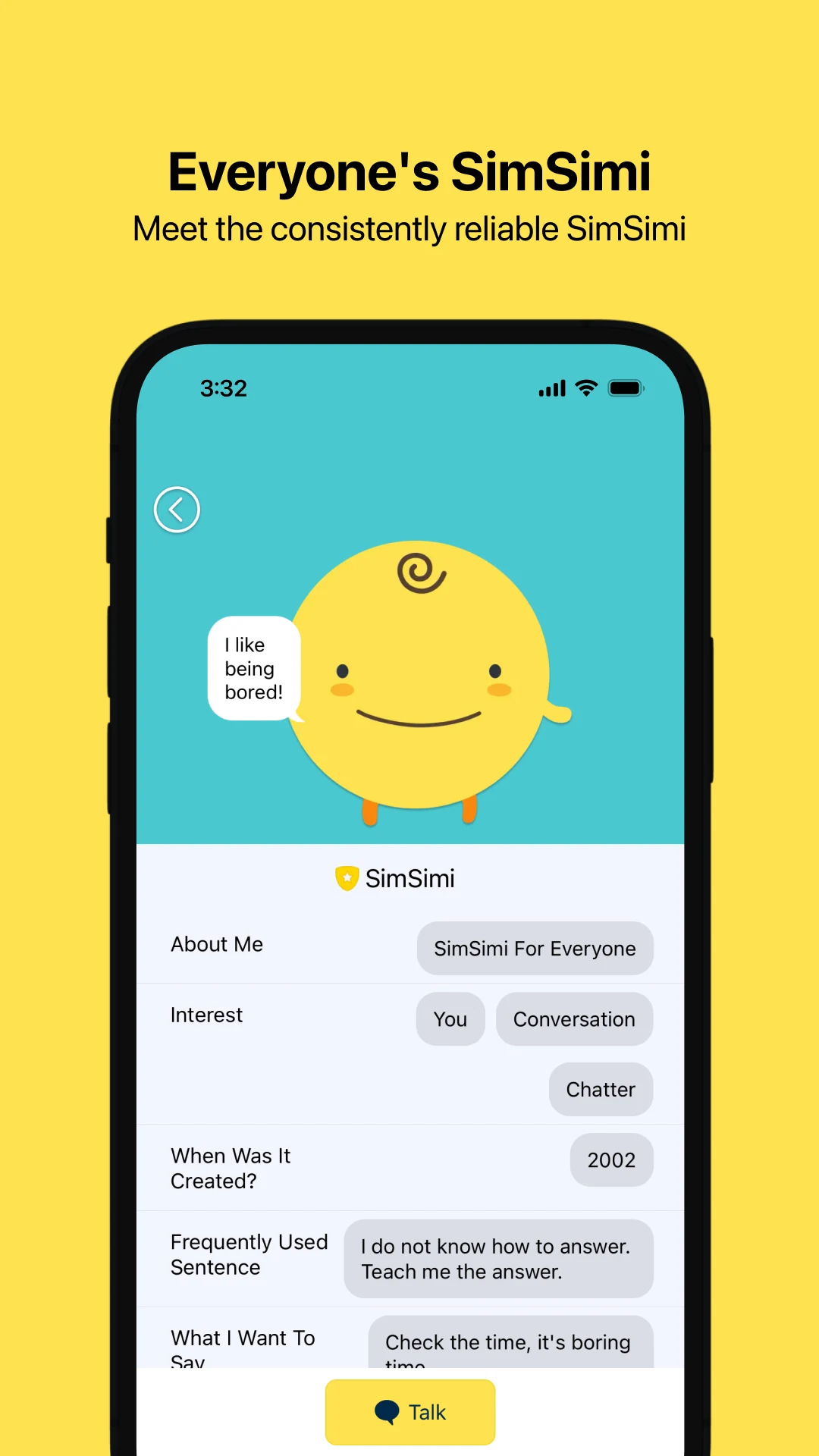 SimSimi screenshot
